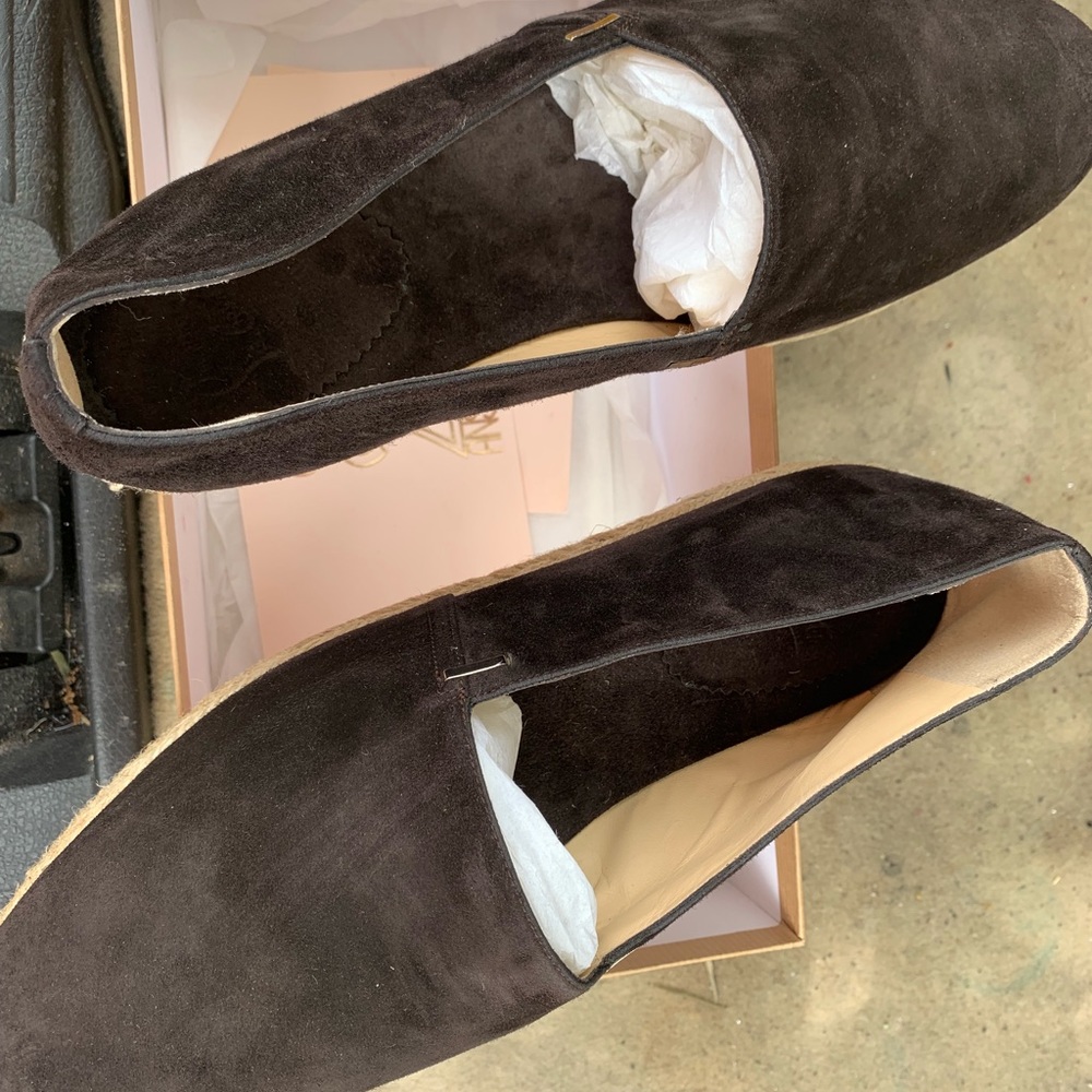 Men brown Christian Louboutin slip ons